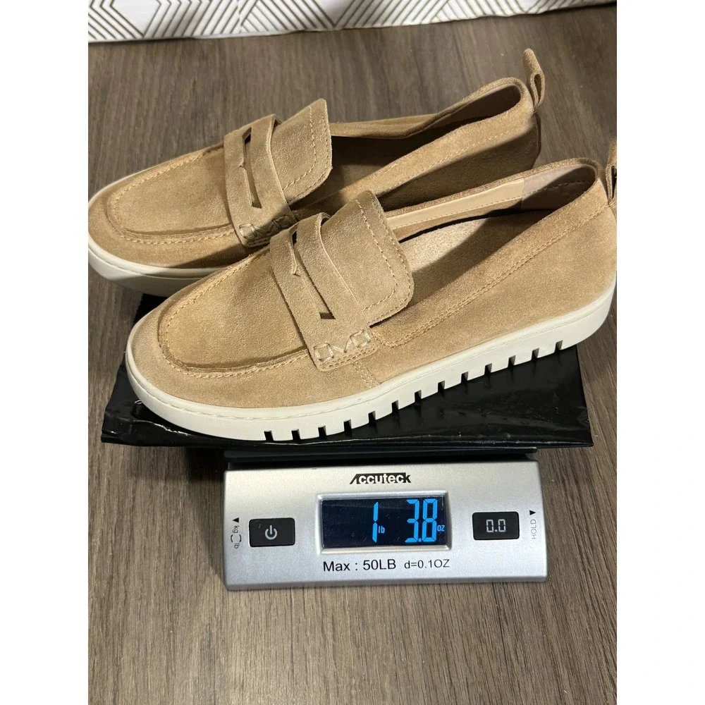 Vionic Tan Suede Loafers - Picture 11 of 12